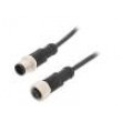 Kabel: pro snímače/automatizaci PIN: 5 s kovovou maticí 4A PUR
