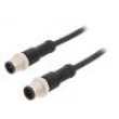 Kabel: pro snímače/automatizaci PIN: 5 s kovovou maticí 4A PVC