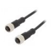 Kabel: pro snímače/automatizaci PIN: 4 s kovovou maticí 4A PVC