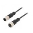 Kabel: pro snímače/automatizaci PIN: 4 s kovovou maticí 4A PUR