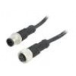 Kabel: pro snímače/automatizaci PIN: 4 s kovovou maticí 4A PVC
