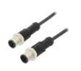 Kabel: pro snímače/automatizaci PIN: 4 s kovovou maticí 4A PUR