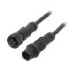Kabel: pro snímače/automatizaci PIN: 4 s plastovou maticí 4A