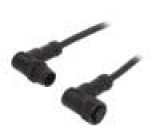 Kabel: pro snímače/automatizaci PIN: 4 M12-M12 kód D-Ethernet