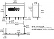 AM1DS-0312D-NZ Převodník: DC/DC 1W Uvst: 3÷3,6V Uvýst: 12VDC Uvýst2: -12VDC