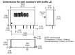 AM1DS-0503DJZ Převodník: DC/DC 1W Uvst: 4,5÷5,5V Uvýst: 3,3VDC Uvýst2: -3,3VDC