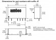 AM1DS-0509DJZ Převodník: DC/DC 1W Uvst: 4,5÷5,5V Uvýst: 9VDC Uvýst2: -9VDC