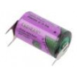 Baterie: lithiové (LTC) 3,6V 1/2AA,1/2R6 Ø14,7x25,2mm 1100mAh