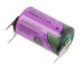 Baterie: lithiové (LTC) 3,6V 1/2AA,1/2R6 Ø14,7x25,2mm 1100mAh