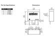 AM1SR-0509SJZ Převodník: DC/DC 750mW Uvst: 4,75÷5,25V 9VDC Ivýst: 83mA SIP4