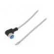 Kabel: pro snímače/automatizaci M12 PIN: 4 úhlový 5m zástrčka