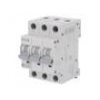 Jistič 230/400VAC Ijmen: 16A Póly: 3 DIN Průběh: C 6kA IP20