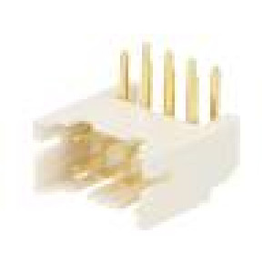 Zásuvka kabel-pl.spoj vidlice PHD 2mm PIN: 8 THT gold flash