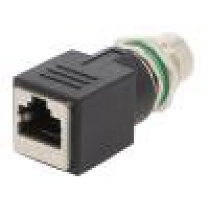Adaptér RJ45 zásuvka,M12 vidlice kód X-ProfiNET PIN: 8