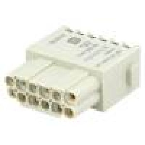 Konektor: HDC modul zásuvka Han-Modular® PIN: 12 10A 250V