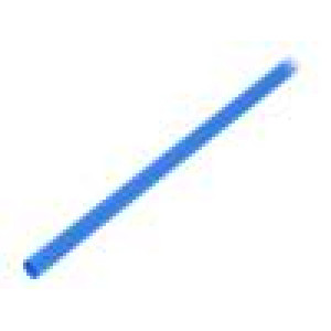 Teplem smrštitelná trubička tenkostěnné 3: 1 6mm L: 1m modrá