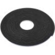 Páska: těsnící W: 6mm L: 12m D: 6mm černá akrylové pěnovka PVC