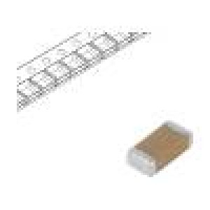 Kondenzátor keramický MLCC 100nF 50VDC X7R ±10% SMD 1206