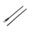 Kabel: pro snímače/automatizaci M8 PIN: 3 přímý 2m zástrčka