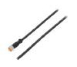 Kabel: pro snímače/automatizaci M8 PIN: 3 přímý 2m zástrčka