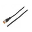 Kabel: pro snímače/automatizaci M12 PIN: 4 přímý 5m zástrčka