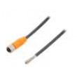 Kabel: pro snímače/automatizaci M12 PIN: 4 přímý 10m zástrčka