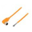 Kabel: pro snímače/automatizaci M12 PIN: 4 úhlový 10m zástrčka