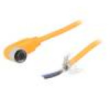 Kabel: pro snímače/automatizaci M12 PIN: 4 úhlový 2m zástrčka