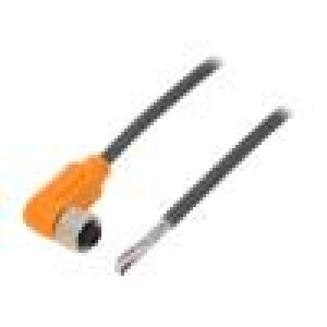 Kabel: pro snímače/automatizaci M12 PIN: 4 úhlový 10m zástrčka