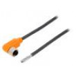 Kabel: pro snímače/automatizaci M12 PIN: 4 úhlový 5m zástrčka