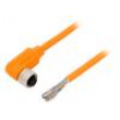 Kabel: pro snímače/automatizaci M12 PIN: 5 úhlový 5m zástrčka