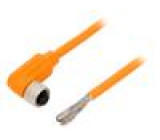 Kabel: pro snímače/automatizaci M12 PIN: 5 úhlový 5m zástrčka