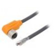 Kabel: pro snímače/automatizaci M12 PIN: 5 úhlový 10m zástrčka