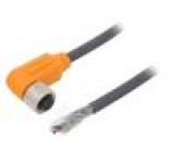 Kabel: pro snímače/automatizaci M12 PIN: 5 úhlový 10m zástrčka