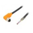 Kabel: pro snímače/automatizaci M12 PIN: 8 úhlový 5m zástrčka