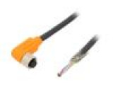 Kabel: pro snímače/automatizaci M12 PIN: 8 úhlový 5m zástrčka