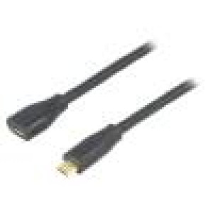 Kabel USB 2.0 USB B micro vidlice,USB B micro zásuvka 1m