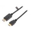 Kabel DisplayPort 1.2 DisplayPort vidlice,HDMI vidlice 3m