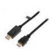 Kabel DisplayPort 1.2 DisplayPort vidlice,HDMI vidlice 5m