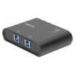 Switch USB 3.0 USB A zásuvka,USB B zásuvka x2 černá