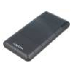 Akum: powerbank 10000mAh 3A Výv: USB,USB C Barva: černá 5VDC