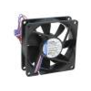 Ventilátor: DC axiální 80x80x25mm 78m3/h 19dBA kluzné