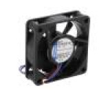 Ventilátor: DC axiální 50x50x15mm 20m3/h 30dBA kluzné 12VDC