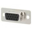 D-Sub HD PIN: 15 zásuvka na kabel pájení 3A Povrch: gold flash