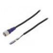 Kabel: pro snímače/automatizaci M12 PIN: 4 přímý 5m zástrčka