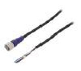 Kabel: pro snímače/automatizaci M12 PIN: 4 přímý 5m zástrčka