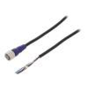 Připojovací kabel M12 PIN: 4 přímý 5m zástrčka 0,8A -10÷65°C