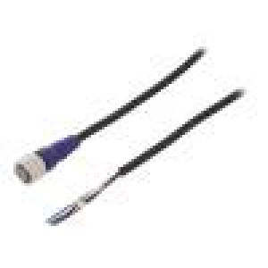 Kabel: pro snímače/automatizaci M12 PIN: 4 přímý 5m zástrčka