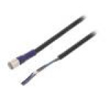 Připojovací kabel M8 PIN: 3 přímý 5m zástrčka 0,5A -10÷65°C