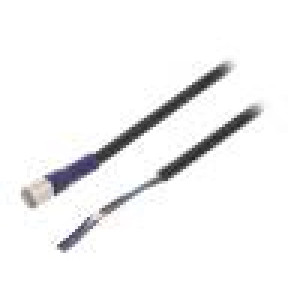 Kabel: pro snímače/automatizaci M8 PIN: 3 přímý 5m zástrčka